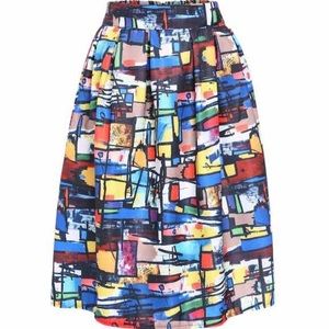 SHEIN high-waist skirt